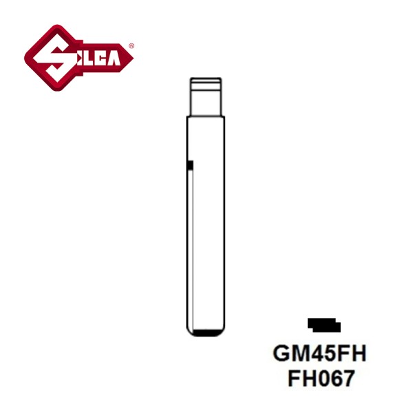Silca GM45FH Flip Head Key Blade