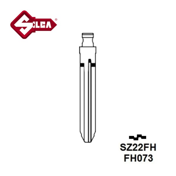 Silca SZ22FH Flip Head Key Blade
