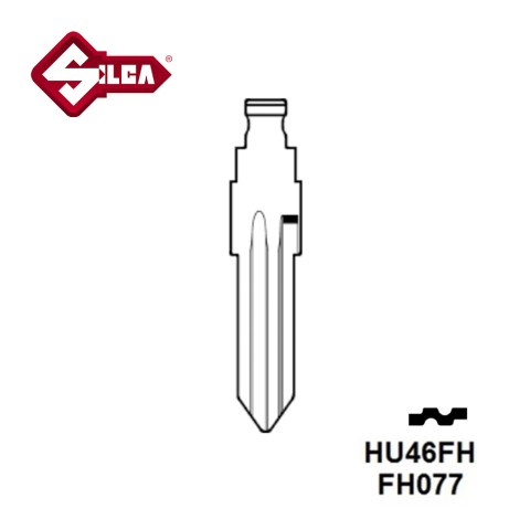 Silca HU46FH Flip Head Key Blade