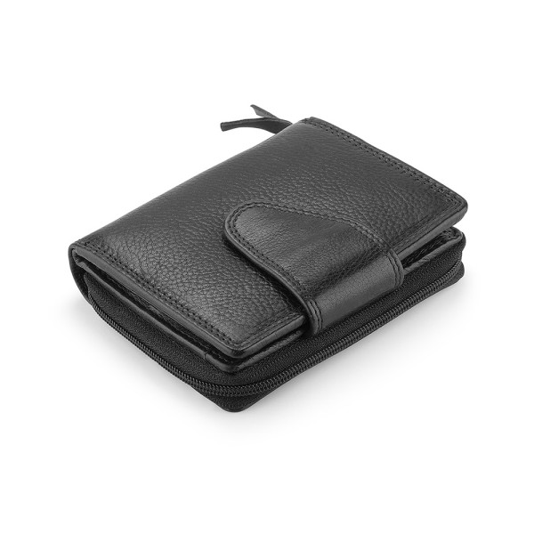1265 Washed Cancun Trifold Zip Around Purse