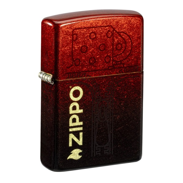 Zippo Lighter Tumbled Brass 2024 Founder's Day Collectible