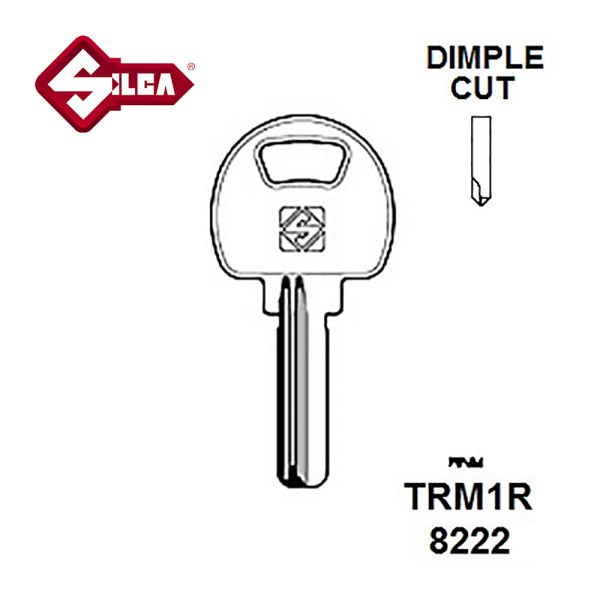 Silca TRM1R 3M (CN) Security Cylinder Blank 