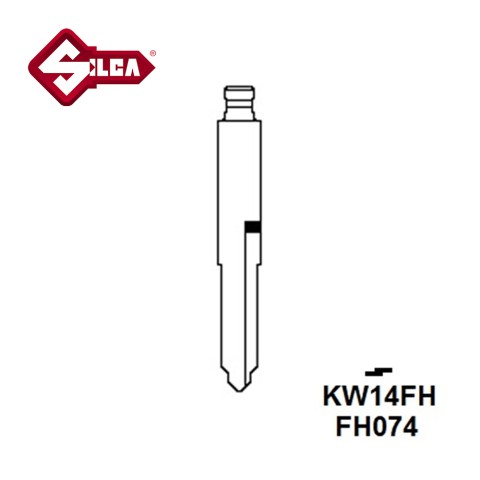 Silca KW14FH Flip Head Key Blade