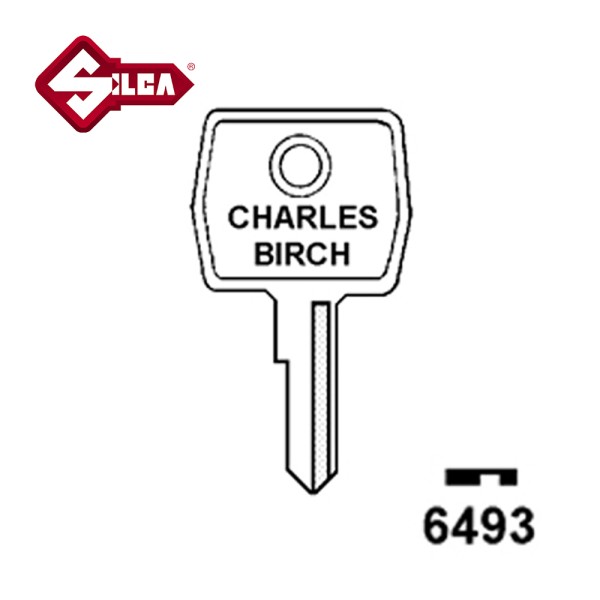 L197 Window Key Blank 