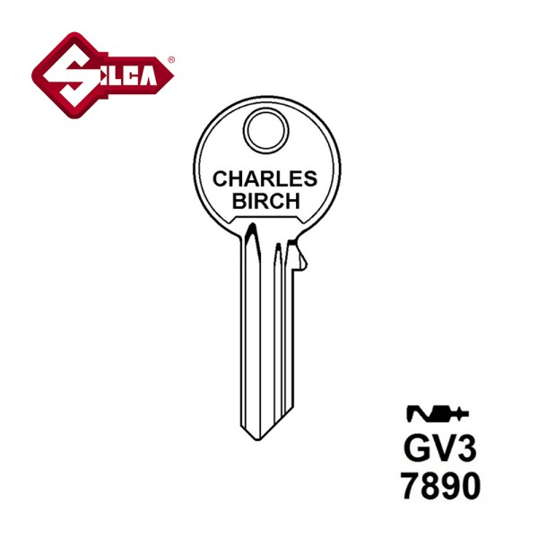 Silca GV3 For GTV Cylinder Lock 