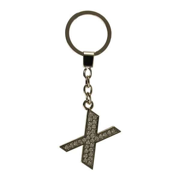 Clear Crystal Alphabet Keyring Letter X. Special Clearance Promotion Whilst Stocks Last.