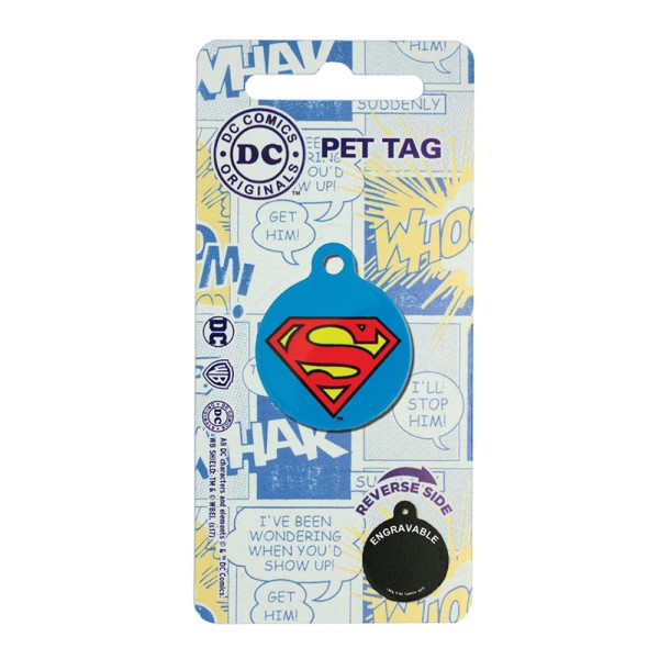 Licensed Pet Tag Superman