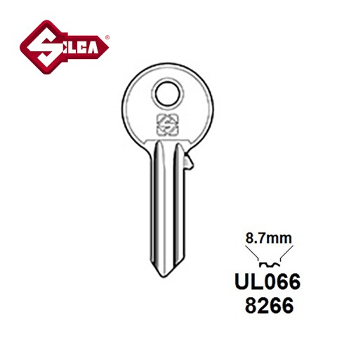 Silca UL066 5 Pin WIDE Universal Cylinder Blank 