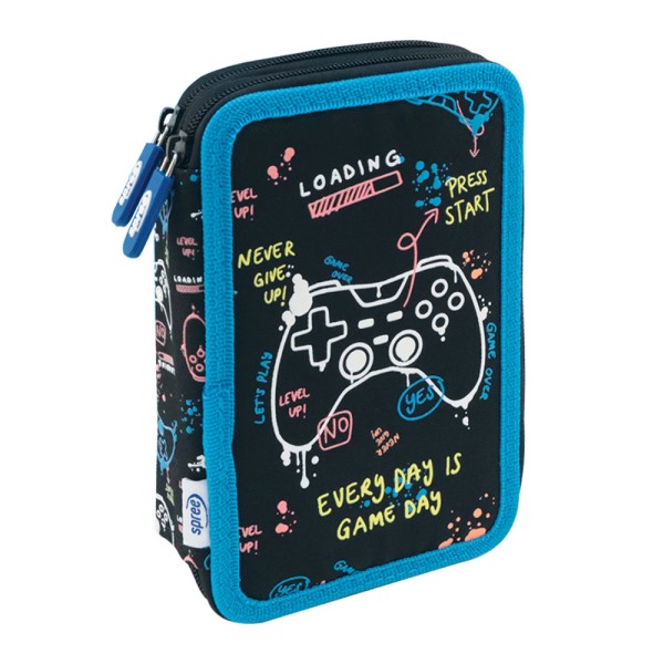 Spree "Every Day is Game Day" Double Decker Pencil Case (fully loaded)