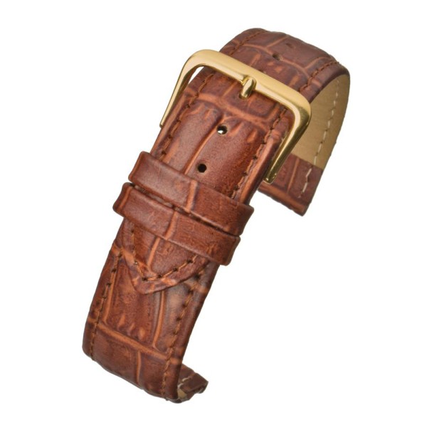 Birch Deluxe Range Watch Straps Padded Crocodile