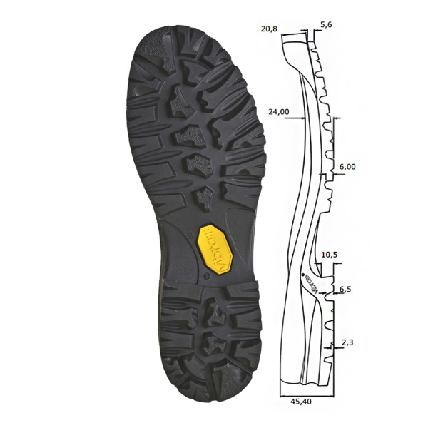 Vibram 1022 Baltra Cupsole Black