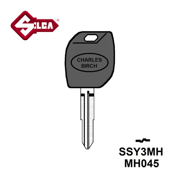 Silca MH Electronic Key Blade SSY3MH (Ssangyong)