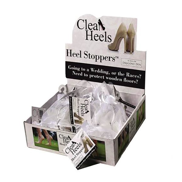 Clean Heels Heel Stoppers - (Clear) Mixed Box Of 15