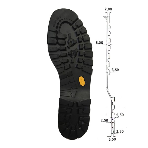 Vibram 1229 Mulaz Sole Unit
