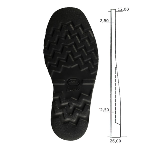 Vibram 4377 Cristy T Morflex Wedge Unit