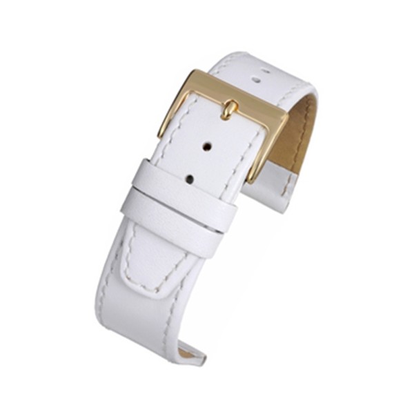 Birch Calf Watch Straps Matt Finish With a Stitched Edge Brown 8mm