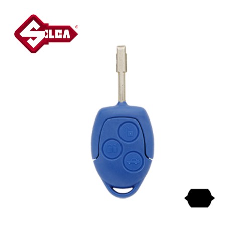 Silca FO21BLR10 Ford Proximity Slot and Remote Car Key
