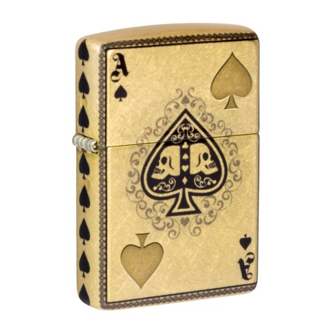 Zippo Lighter Ace of Spades Design 60007299 (Special Order)