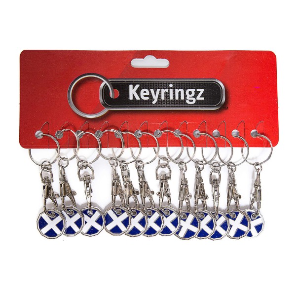 Shopping Trolley Key Ring St Andrew