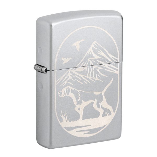 Zippo Lighter 205 Hunting Dog Design 60007371