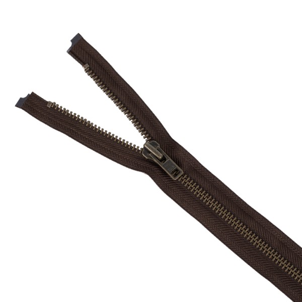 YKK Metal 5g Antique Brass Finish 2-way moveable top and bottom slider