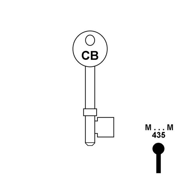 Union 3 Lever Silca 2UN2 SKS 436 HD B436