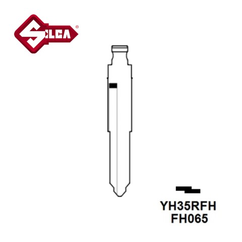 Silca YH35RFH Flip Head Key Blade