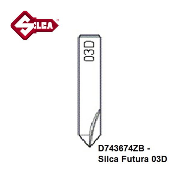 D743674ZB - Silca Futura 03D Dimple Cutter