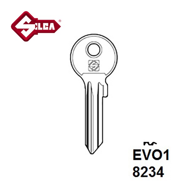 Silca EVO1 EVO Cylinder Blank 