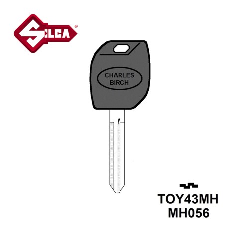 Silca MH Electronic Key Blade TOY43MH (Toyota)