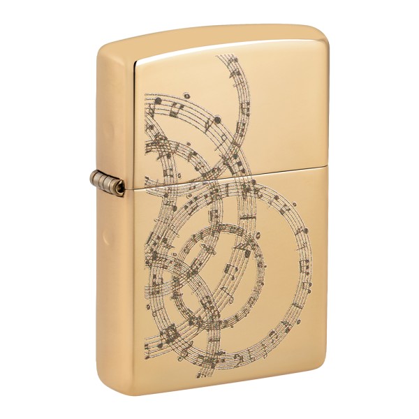 Zippo Lighter Musical Notes Design 60007239