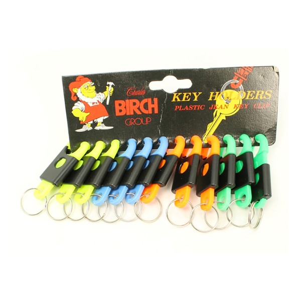 Hipster Plastic Belt Loop Hook With Key Ring