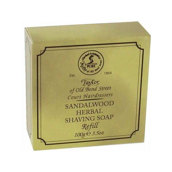 Taylor's Shaving Hard Soap Refill Sandalwood