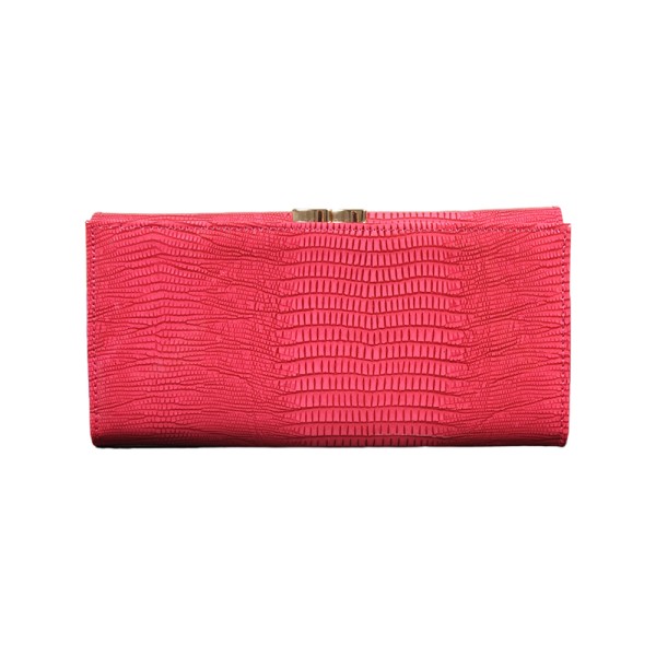 Patent PU Purse With Flap & Outer Clip Top Asst Colours
