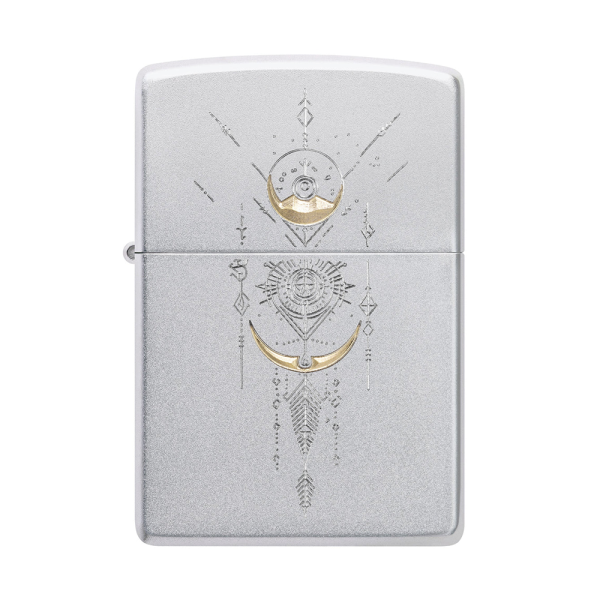 Zippo Lighter 205 Geometric Design