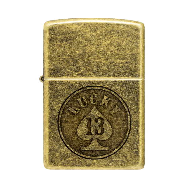 Zippo Lighter 201FB Lucky 13 Design