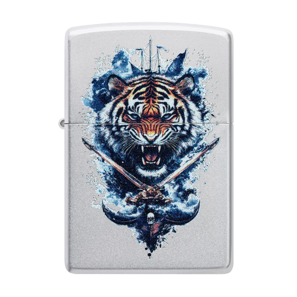 Zippo Lighter 205 Fierce Tiger Design