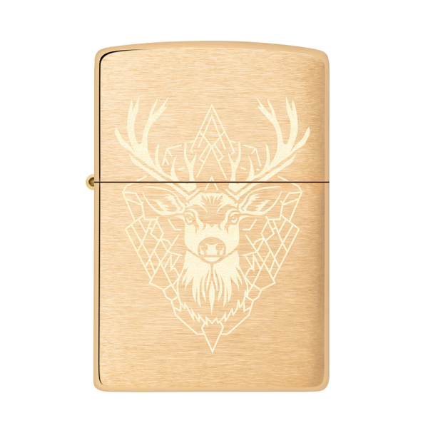 Zippo Lighter 204B Fantasy Deer Design