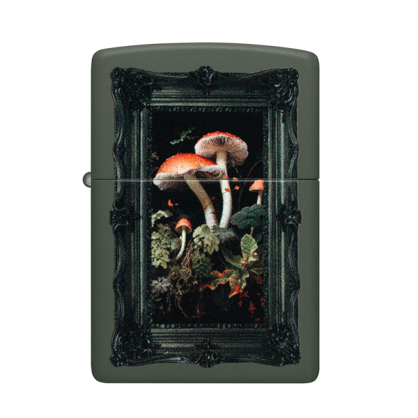 Zippo Lighter 221 Mushroom Picture Design