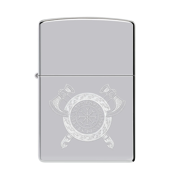 Zippo Lighter 250 Viking Symbols Design