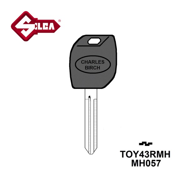 Silca MH Electronic Key Blade TOY43RMH (Isuzu)