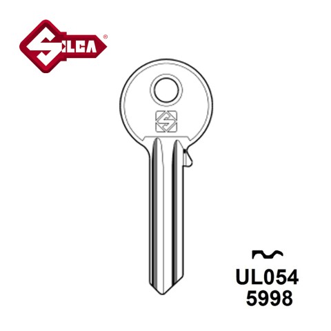 Silca UL054 JMA U6D HD UL2 Universal 6 Pin Cylinder Blank