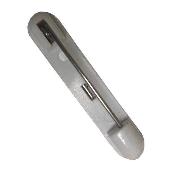 Safety Badge Pin White per 100