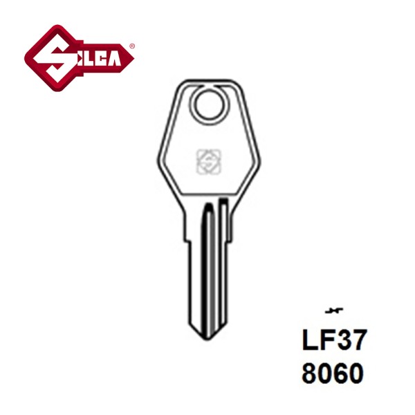Silca LF37 Lowe & Fletcher Cylinder Blank JMA LF35 