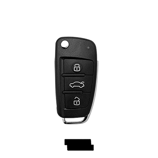 Silca Proximity. Slot and Remote Car Key. HU66AR09. Audi