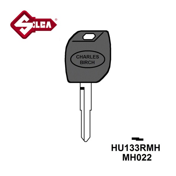 Silca MH Electronic Key Blade HU133RMH (Fiat/Suzuki)