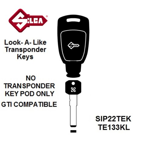 Silca SIP22TEK MH Electronic Keyless For Fiat (No Chip)
