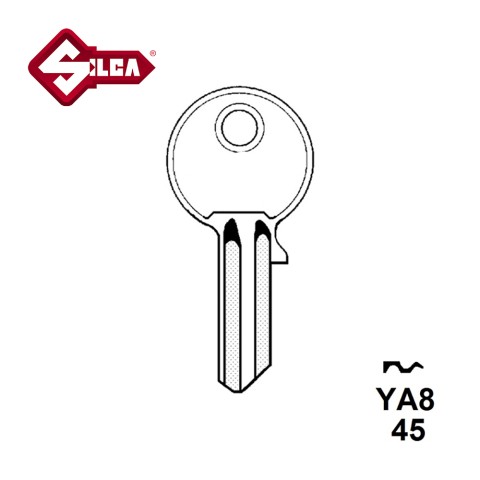 Silca YA8E JMA BK-3D HD 7DB