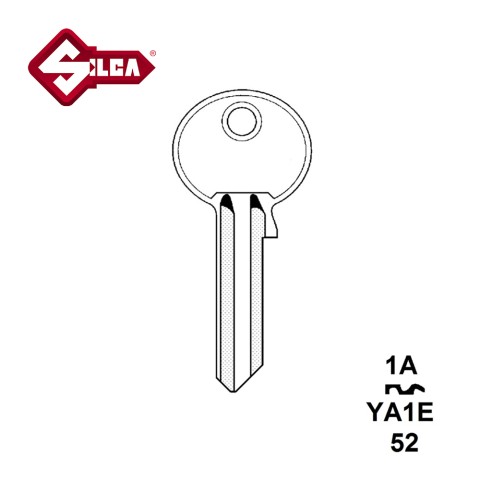 Silca YA1E JMA YA24D HD 1A Yale Cylinder Blank