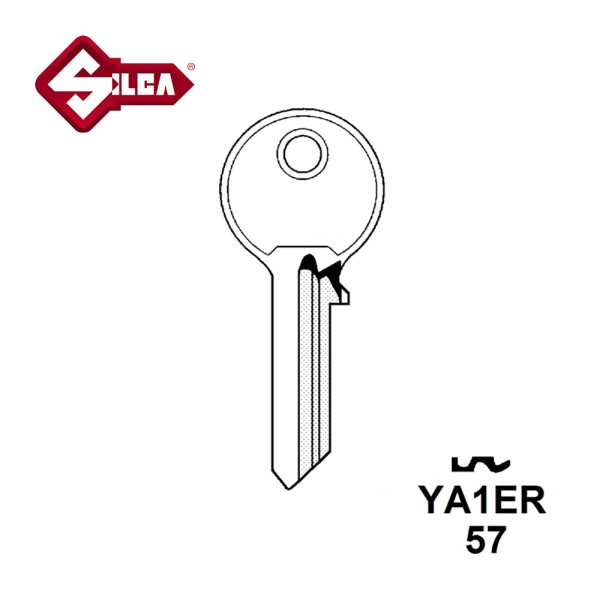 Silca YA1ER JMA YA24I HD 1AR Yale Cylinder Blank H0450 1AR